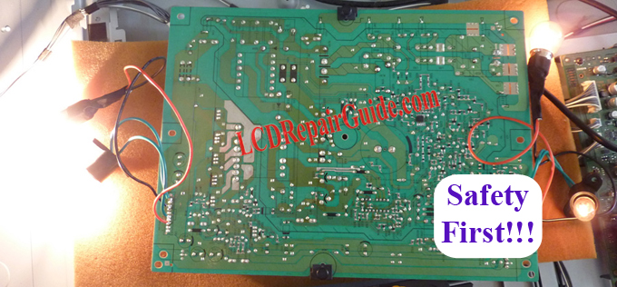 How to connect power supply PSU board self test