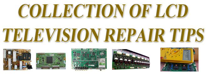 How to repair lcd tv tips