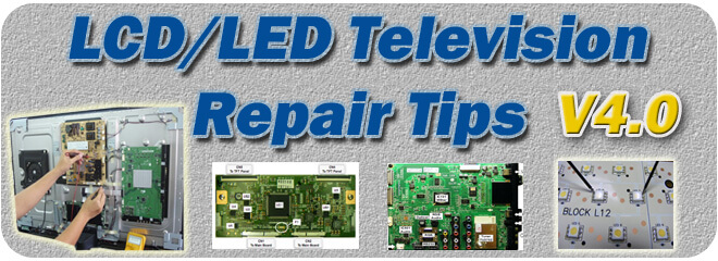 V4.0 LED LCD TV Repair Tips ebook header