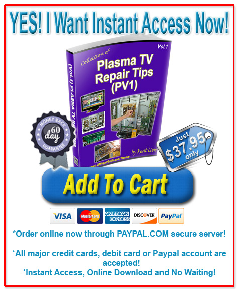 purchase PV1 Plasma TV Repair Tips ebook Vol1