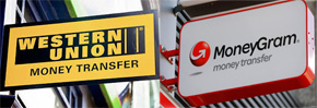 western union and moneygram services