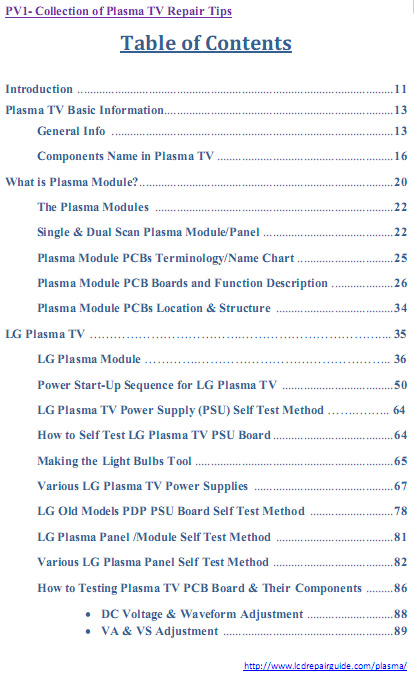 plasma tv repair tips